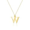 Łańcuszek złoty 585 literka P brylant 0,005ct zawieszka
